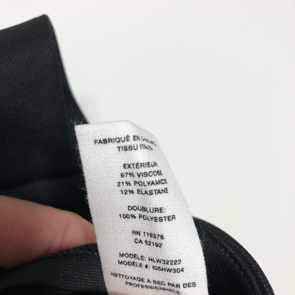 Helmut Lang | NWT Knot Drape Mini Skirt Black Rib 2 - Picture 3 of 8